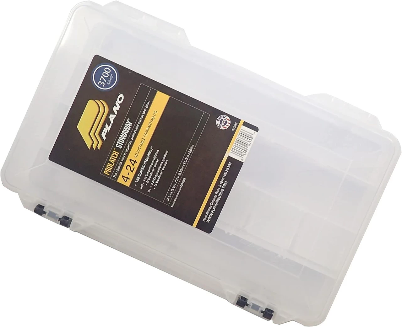 Plano Prolatch Stowaway 2-3700-02 With Adjustable Dividers 1 Plano Prolatch Stowaway 2-3700-02 With Adjustable Dividers